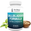 Dr. Berg Gallbladder Fórmula Extra Strength - con Ox Bile Powder y Ácido Bile Conjugado - Enzymes Digestive Blend Proprietary - Suministro completo de 45 días - 90 cápsulas vegetales