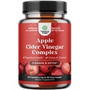 Limpieza de cápsulas de vinagre de manzana - ACV Cleanse and Detox Pills for Gut and Digestive Health with Slimming Cayenne - Extra Strength ACV Capsules for Gut Cleanse and Full Body Detox (30 Servings)