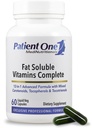 Pacientes One Fat Soluble Vitamins Complete tención Suplemento para apoyar la Wellness de todo el cuerpo* Silencioso con vitaminas A, D, E, K, carotenoides y más ← 60 cápsulas