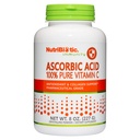 NutriBiotic Ascorbic Acid Vitamin C Powder, 8 Oz TEN Pharmaceutical Grade L-Ascorbic Acid, 2000 Mg Per Serving ← Essential Immune & Antioxidant Collagen Support Suplemento  Vegan, Gluten &amp; GMO Free