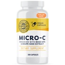 Vimergy Micro-C® Vitamin C Capsules – 500 mg por cápsula, soporta la salud inmunitaria*, promueve la producción de colágeno, soporta los huesos saludables*, Kosher, Vegan &amp; Gluten-Free, Tamaño de valor 300 cápsulas