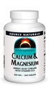 Fuente Naturales Calcio &amp; Magnesio, Complejo Aminoácidos con vitamina D-3, 300 MG - 250 Tabletas