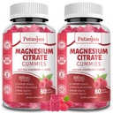 Magnesium Citrate Gummies Ø Magnesium Supplement for Women TEN High Absorption Magnesium Supplement TEN Vegan, Non-GMO Magnesium Gummies TEN 120 Raspberry Flavor (Pack of 2)