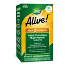 ¡La naturaleza está viva! Max3 Potency Daily Multivitamin, Methylated B12 y Folate, Ultra Potency B-vitaminas para apoyar el metabolismo energético*, 90 Tablets