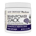Host Defense BrainPower Stack Powder - Suplemento de Apoyo al Cerebro Objetivo - Suplemento Powder Mushroom con Mane de León, Niacin (B3) & Vitamina B12 - Herbal Brain Support - 100g (66 Servings)*