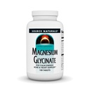 Fuente Naturales Magnesium Glycinate, Chelated for high Absorption  durable for Calm Energy, Bone & Heart Support*, 200 mg por Serving - 180 Tablets