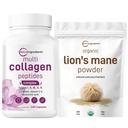 Micro Ingredientes Complejo Multi Collagen &amp; Lions Mane Mushroom Suplemento Powder Bundle 2 Pack ← Peptides Collagen Grass-Fed Collagen peru Natural Superfood for Brain, Energy, &amp; Immune Health