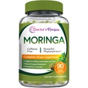 Recetas del doctor Moringa 11,000 mg Fuerza, Superalimentos Verdes Completos, Soporte Antioxidante Natural, No GMO, 90 cápsulas veganos, No Caffeine Soy Gluten