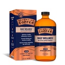 Soberano Bio-Active Copper Hydrosol - Bioavailable Cobre Suplemento líquido para adultos y niños con Hidrosol Plata para el cabello, la piel y las uñas - 32 fl oz (946mL)