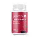 Celebrar las vitaminas CelebrarONE 18 Chewables, 18 mg de hierro - Una vez Bariatric Multivitamínico, Vitaminas Esenciales & Minerales - Gastric Bypass &amp; Sleeve Gastrectomy Suplemento - Cereza Negra (30 Tabletas)