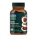 Gaia Herbs Reishi Mushroom - Ayuda a mantener un sistema inmunológico saludable " Apoya la salud del corazón - Suplemento herbario adaptógeno para el apoyo a la longevidad - 40 Vegan Liquid Phyto-Capsules (40-Day Supply)