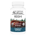 Host Defense Reishi Capsules - Heart &amp; Immune Health Support Supplement - Mushroom Supplement to Support Energy & Vitality - Reishi Supplement to Aid General Well-Being - 60 Capsules (30 Servings)*