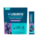Liquid I.V.® Hydration Multiplier - Concord Grape ← Electrolyte Powder Drink Mix tención 1 Pack (16 Servings)