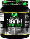 Suplemento de polvo de monohidrato de crema pura, desfavorado, soporta energía muscular a granel, recuperación, " fuerza - suplemento de crema para hombres " mujeres - 500G, 5000mg por serv (5g) - 100 servicios