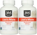 365 por Whole Foods Market, Lion's Mane, 90 Conde (Pack of 2)