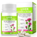 Liver Renew Cleanse Detox,Liver Cleanse Detox " Repair " Support TEN70 Capsules durableHerbal Supplement for Liver Health Tortura Milk Thistle Dandelion Root with 9 Herbal Minerals for Men &amp; Women