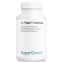 Supersmart H. Pylori Fórmula 20 Billion CFU por día - Probiotic Lactobacillus Reuteri DSM 17648 Suplemento Silencio No GMO &amp; Gluten Gratis - 120 Vegetarian Capsules