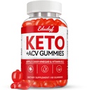 Keto ACV Gummies - 60 cuenta Gluten-Free, Gelatin-Free Apple Cider Vinegar Gummies with B12 for Keto Support, Vegetarian, Unique Flavor, Convenient Bottled Supplement for Men &amp; Women