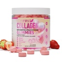Collagen Peptide Gummies for Women,120 Sugar-Free Hydrolyzed, Extra Strength 2500mg Protein Tipo I,II,III,V,X con 15000mcg Biotina y vitamina A B6 B12 C D E for Hair Skin Nail