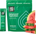 Just Live Advanced Hydration - Sour Watermelon, Electrolyte Drink Mix, Tart Cherry Extract, Supports Recovery &amp; Absorption, Low Sugar, 14 Pack