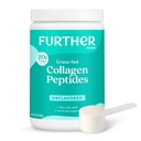 Péptidos de colágeno de sabor adicional Polvo, pastizales de pasto raído Tipo 1 & 3 Proteína, Gut Health + Conjunto, Cabello, Esquí, uñas, Paleo Keto Sin azúcar 9.88 oz