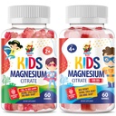 Magnesium Gummies for Kids &amp; Adults - Calm Magnesium Chews - Magnesium Citrate Chewable Suplemento para Mood &amp; Muscle Support
