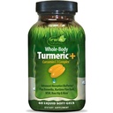 Irwin Naturals Turmeric integral + - 60 Liquid Softgels - BioPerine Complex Ausorción mejorada - 30 Total Servings