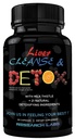 Laboratorios de Investigación Doctor Recomendado Premium Liver Detox Cleanse &amp; Support w/Milk Thistle, Beet, Dandelion. 23 Herbs poderosos...