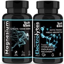 2pk sometida Alta Absorción Complejo de Magnesio + Electrolitos Pills - Mag Minerals Vitaminas Ø Premium Magnesium Citrate Suplemento de Oxido de Cifras de Legión Hueso muscular Sore Soporte Resistencia Recuperación Nerve Salud