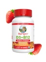MaryRuth Organics's Vitamin D3 B12 Gummies ← USDA Orgánica Silencio 2 Mes de Suministro Silencio Vitamina D &amp; B12 Suplementos de Vitamina para Adultos &amp; Niños Vida Bone Health TEN Healthy Energy Levels ← Non-GMO TEN 60 Servings