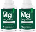 Elementos esenciales Magnesium Plus Zinc con Vitamina D3 ← CorazÃ3n Formulado Científicamente, Bono &amp; Muscle Support TEN 225mg Complejo de Magnesio Triple-Fortaleza con Glycinate, Malate, Citrate TEN 360 Con