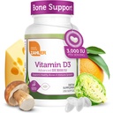 Zahler Vitamina D3 3000IU, Vitamina D3 Suplemento 3000 UI, Certified Kosher (250 Softgels)