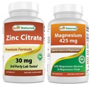 Citrato de zinc 30 mg &amp; glinato de magnesio 425 mg