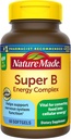Complejo de energía Super B, Suplemento dietético para la función de la célula cerebral, 60...