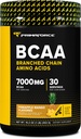 Primaforce BCAA Powder (Pineapple Mango) (30 Servings) - 7000MG 2:1 BCAAs, Post-Workout Recovery Drink with Amino Acids and Real Salt for Men &amp; Women