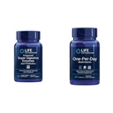 Ampliación de vida Enzymes Super Digestivos " Probióticos 60 cápsulas vegetarianas y una por día multivitamina 60 tabletas