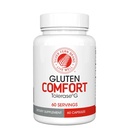 Confort de Fern de Plata con Tolerase G - 1 Botella - 60 cápsulas - Enzima Digestiva Hecho Específicamente para romper y Digest Gluten Protein