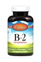Carlson - B-2, 100 mg Riboflavin, Producción de Energía, Apoyo Visión y Esquí saludable, 250 Tabletas vegetarianas
