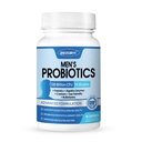 ZEBORA Probióticos para Hombres 100 Billones CFU - Probióticos para Salud Digestiva, Suplemento Probiótico de Hombres, Prebióticos & Enzymes, para Salud Prostata con Saw Palmetto tención 90 Veg Capsules