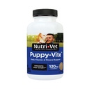 Nutri-Vet Puppy-Vite Chewables for Puppies, Formulado con Vitaminas & Minerales para apoyar la dieta equilibrada, gran fuente de vitamina C, 60 Cuenta