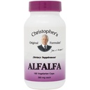 Alfalfa deja al Dr. Christopher 100 VCaps