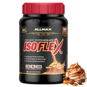 ALLMAX Nutrition ISOFLEX Whey Protein Isolate, Caramel Macchiato - 2 lb - 27 Gramos de Protein Por Scoop - Zero Fat & Sugar - 99% Lactose Free - Gluten Free &amp; Soy Free - Aproximadamente 30 Servimientos