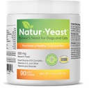 Green Pets Organics Natur-Yeast Brewer's Yeast for Dogs and Cats - Supports Immune System " Digestion, Promotes Healthy Skin " A Glossy Coat, 90 Soft Chews