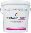 Breeder's Edge in Between for Her, Daily Multivitamin for Breeding Dogs and Cats, Fills Nutritional Gaps, and Supports Moms in Between Breeding, 360 ct Cat & Dog Small