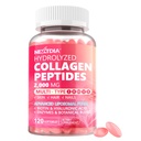 Píptidos de colágeno hidrolizado para mujeres 2000mg Forma Liposómica Tipo I, II, III, V, X para absorción óptima, Softgels multi colágeno, Suplementos de colágeno con cabello, piel y uñas Vitaminas 120 Cts