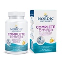 Naturales nórdicos Omega completo, sabor de limón - 60 geles blandos - 565 mg Omega-3 - EPA &amp; DHA con añadido GLA - Esquí saludable, Cognición, Mood positivo - No GMO - 30 Actuaciones