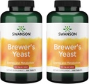 Levadura de Swanson Brewer - B Complex Vitamin Formula (500mg, 500 Tablets) (2 Pack)