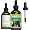 Pet Wellbeing Comfort Gold for Dogs - Supports Canine Physical Comfort, Healthy Circulation, Corydalis, Turmeric - Veterinarian-Formulated Herbal Suplemento 4 oz (118 ml)
