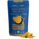 Earth Echo Golden Bliss, Turmeric orgánica Superfood Elixir Blend con Ashwagandha Root, MCT Oil y 4 Mushroom Blend para el sueño reparador, Immune Support and Reduce Craving, Dairy-Free, 30 Servings