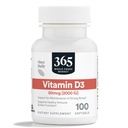 365 by Whole Foods Market, Vitamina D3 Softgels, 2000 UI, 100 CT